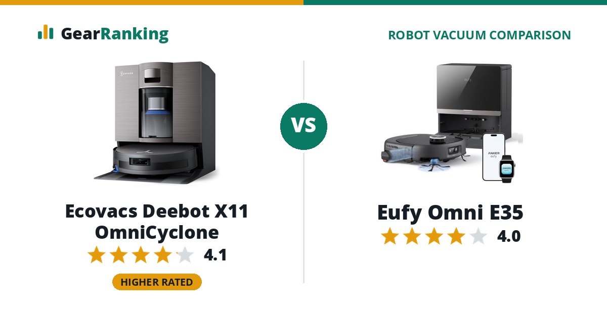 Ecovacs Deebot X11 OmniCyclone vs Eufy Omni E35