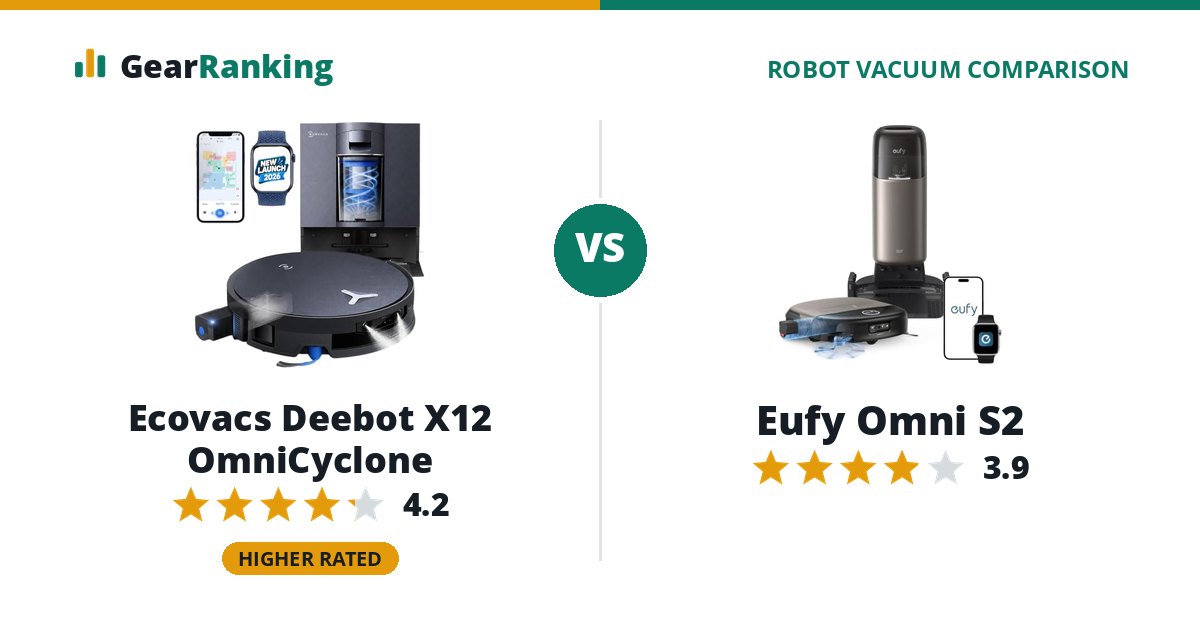 Ecovacs Deebot X12 OmniCyclone vs Eufy Omni S2