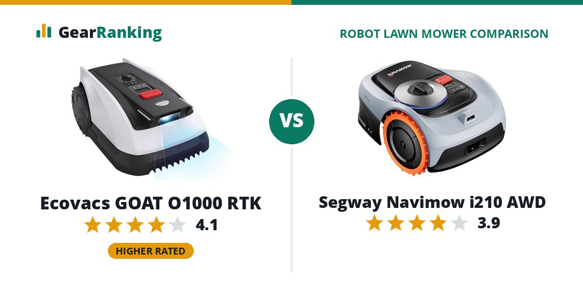 Ecovacs GOAT O1000 RTK vs Segway Navimow i210 AWD