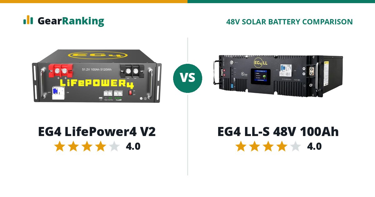 EG4 LifePower4 V2 vs EG4 LL-S 48V 100Ah