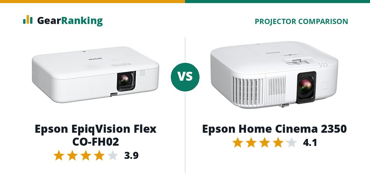 Epson EpiqVision Flex CO-FH02 vs Epson Home Cinema 2350