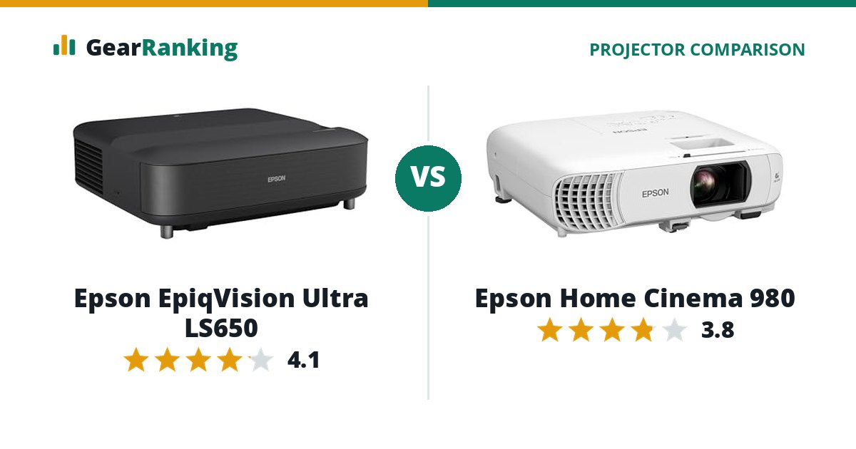 Epson EpiqVision Ultra LS650 vs Epson Home Cinema 980