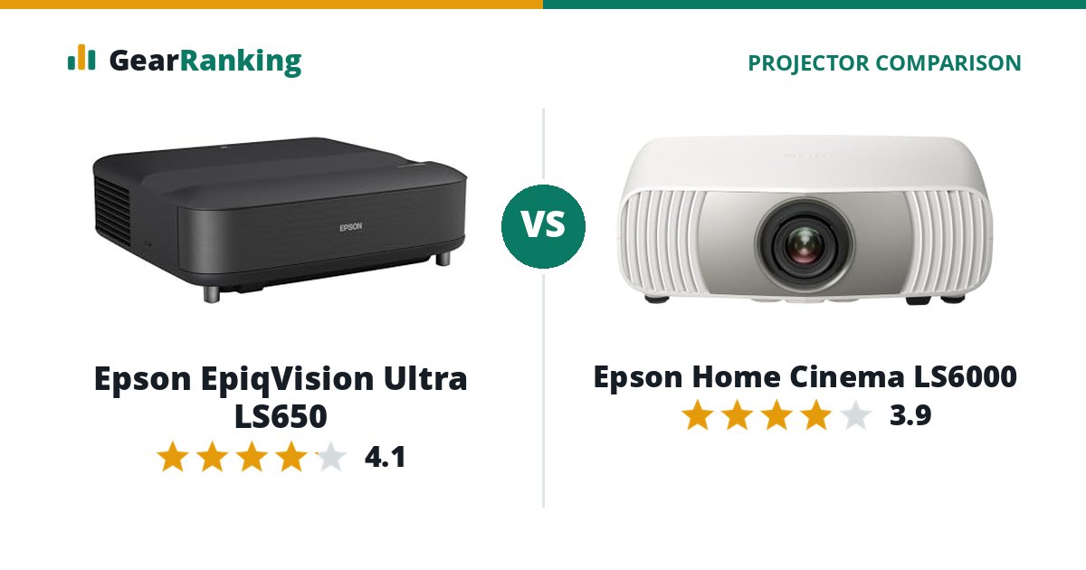 Epson EpiqVision Ultra LS650 vs Epson Home Cinema LS6000