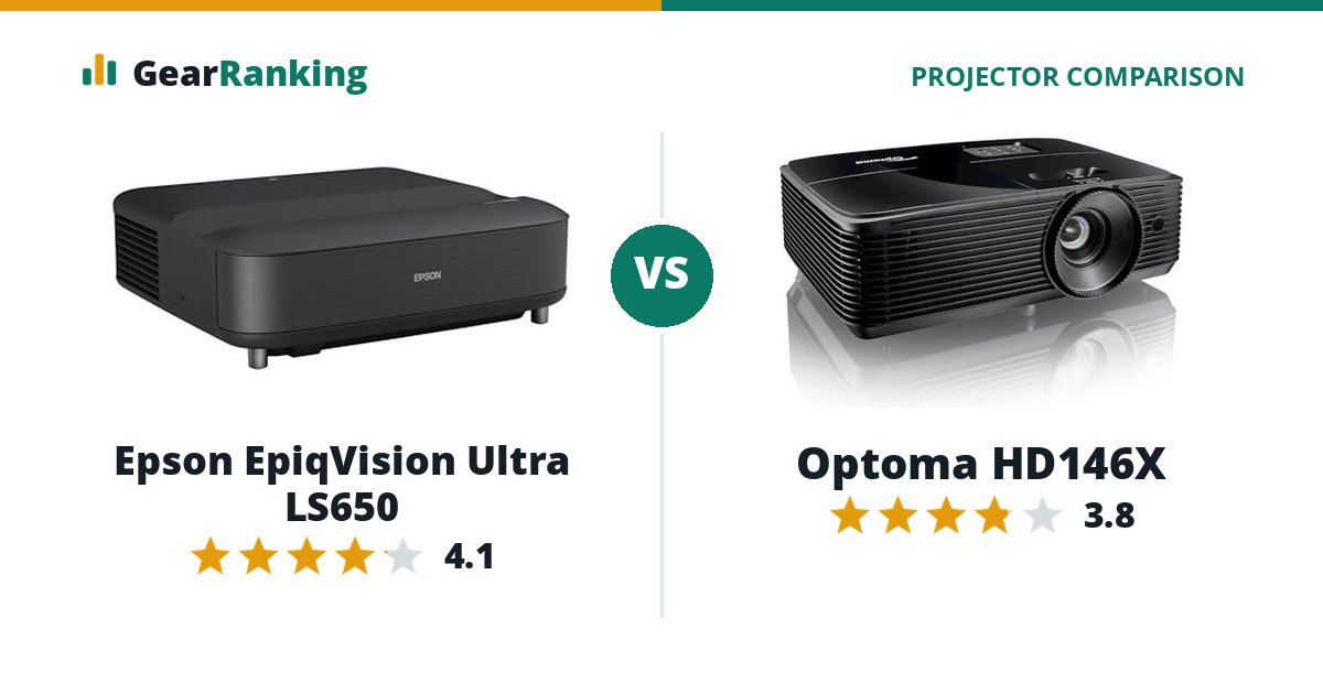 Epson EpiqVision Ultra LS650 vs Optoma HD146X