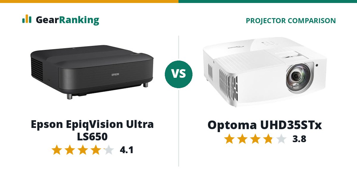 Epson EpiqVision Ultra LS650 vs Optoma UHD35STx