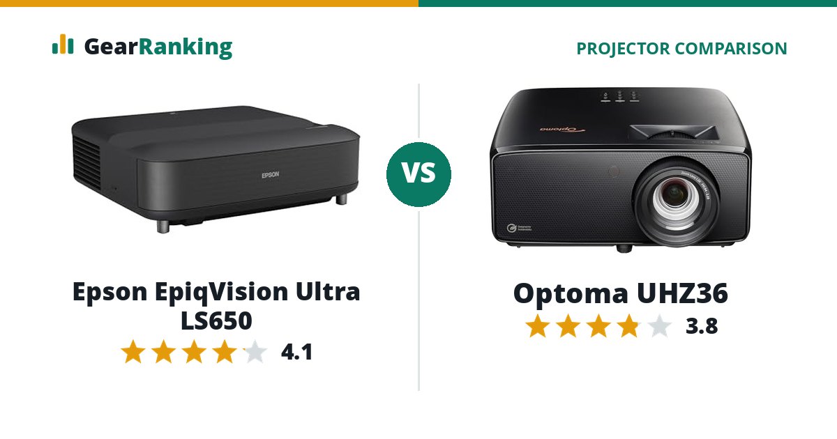 Epson EpiqVision Ultra LS650 vs Optoma UHZ36
