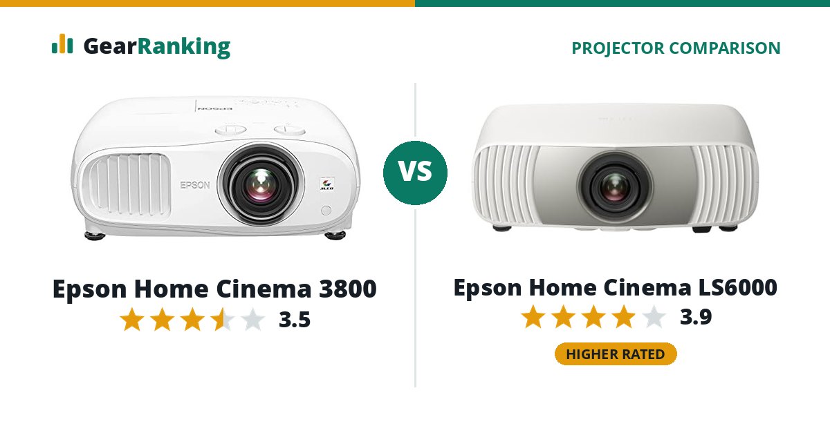 Epson Home Cinema 3800 vs Epson Home Cinema LS6000