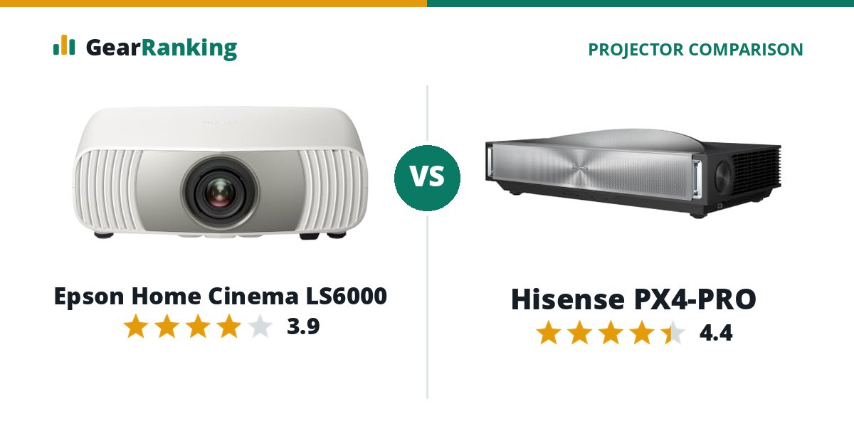 Epson Home Cinema LS6000 vs Hisense PX4-PRO