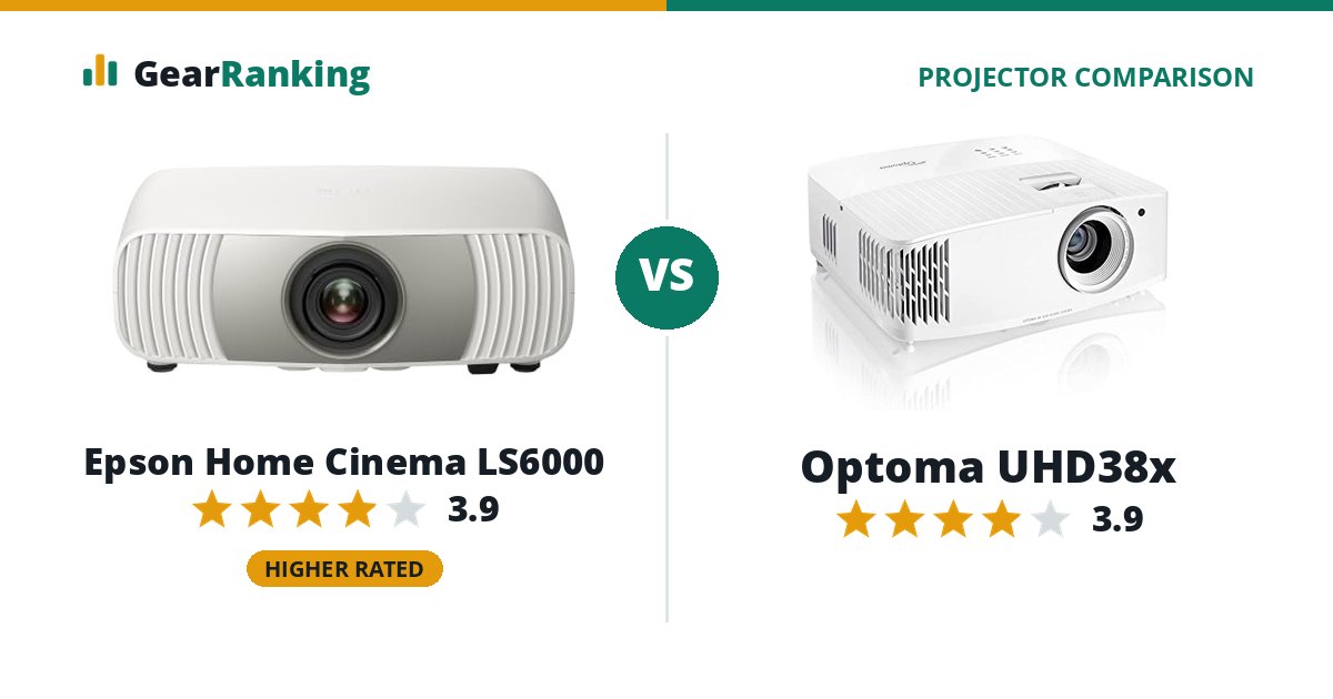 Epson Home Cinema LS6000 vs Optoma UHD38x