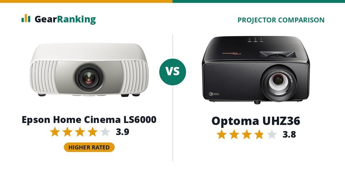 Epson Home Cinema LS6000 vs Optoma UHZ36