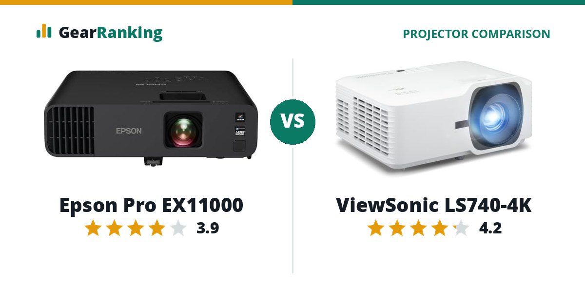Epson Pro EX11000 vs ViewSonic LS740-4K