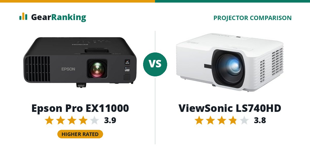 Epson Pro EX11000 vs ViewSonic LS740HD