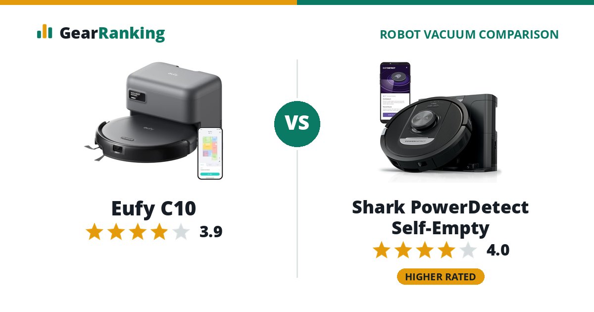 Eufy C10 vs Shark PowerDetect Self-Empty