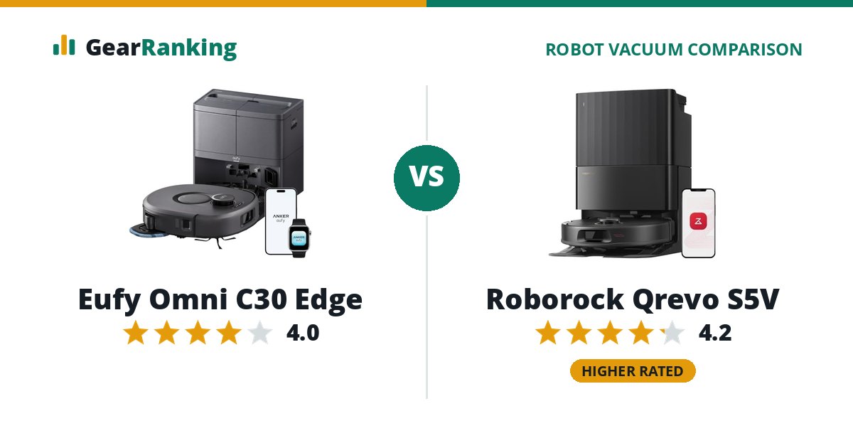 Eufy Omni C30 Edge vs Roborock Qrevo S5V