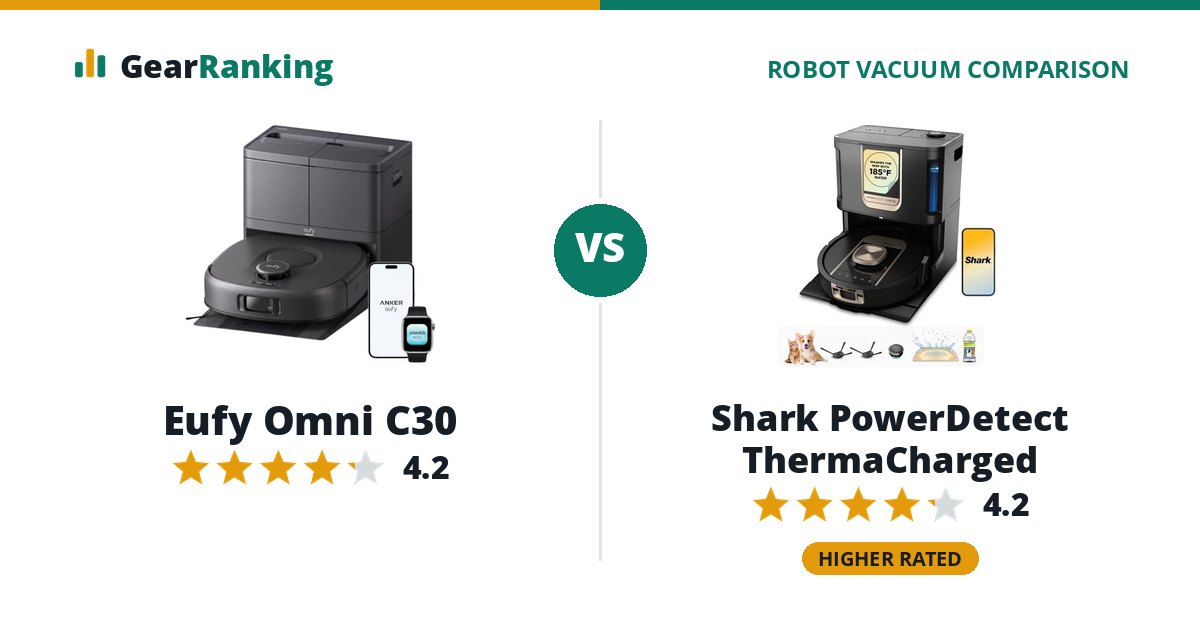 Eufy Omni C30 vs Shark PowerDetect ThermaCharged
