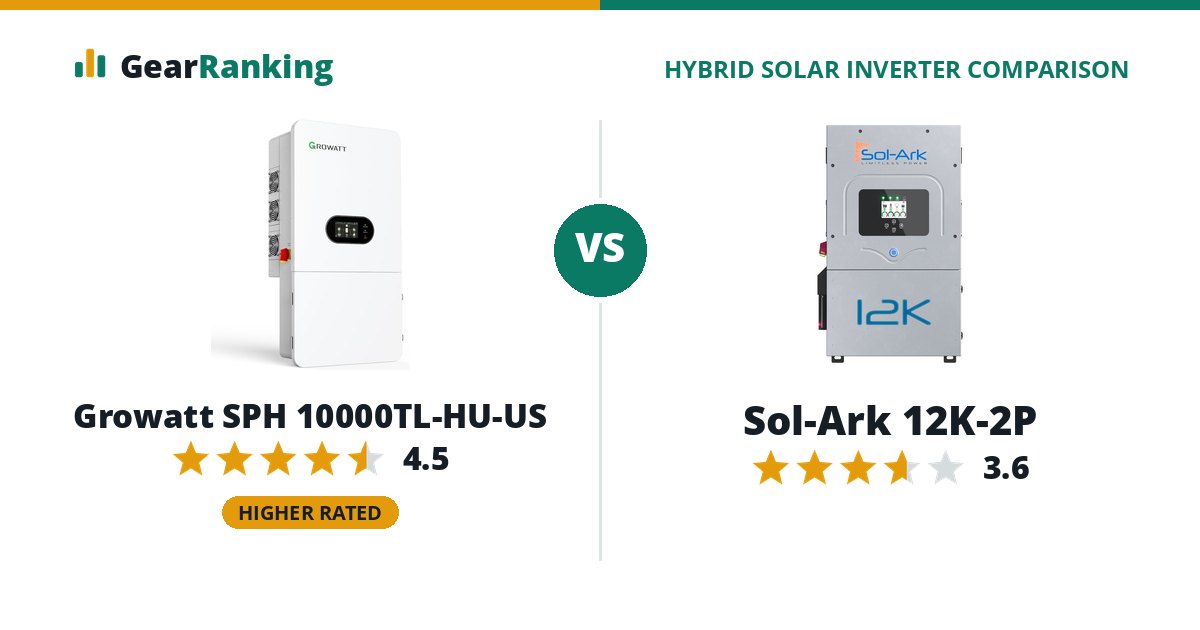 Growatt SPH 10000TL-HU-US vs Sol-Ark 12K-2P