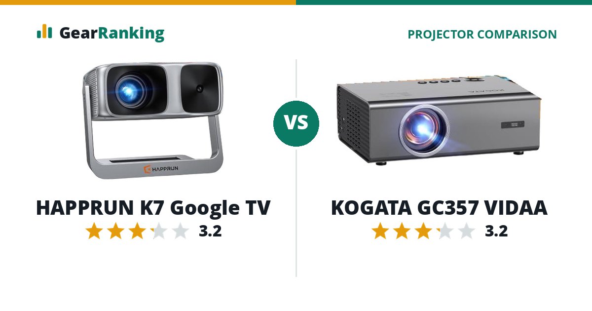 HAPPRUN K7 Google TV vs KOGATA GC357 VIDAA
