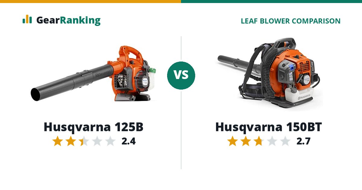 Husqvarna 125B vs Husqvarna 150BT