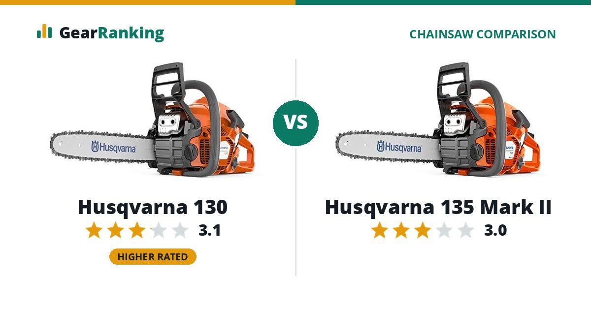 Husqvarna 130 vs Husqvarna 135 Mark II