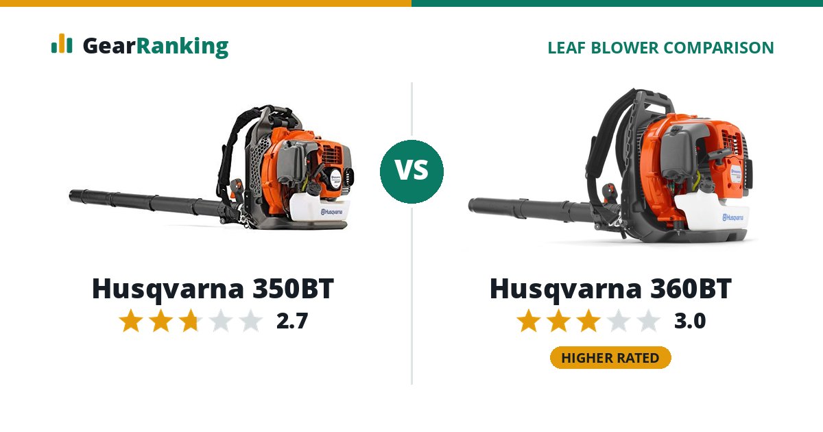 Husqvarna 350BT vs Husqvarna 360BT