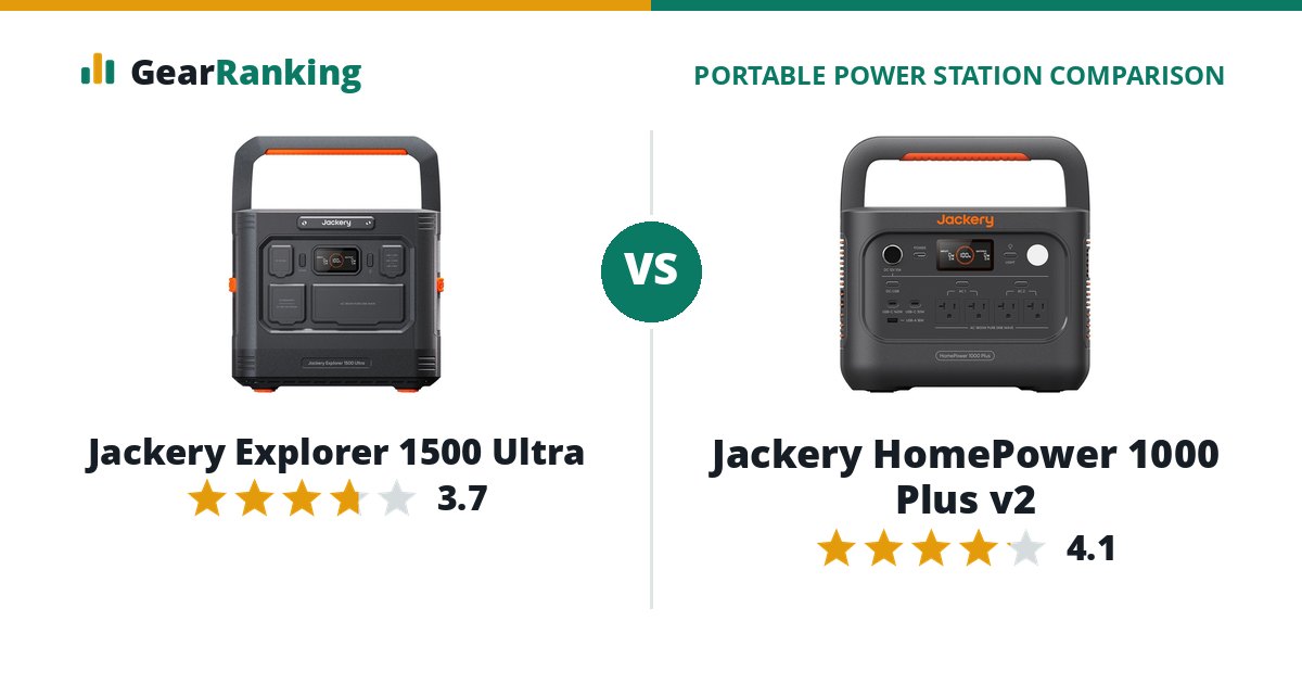 Jackery Explorer 1500 Ultra vs Jackery HomePower 1000 Plus v2