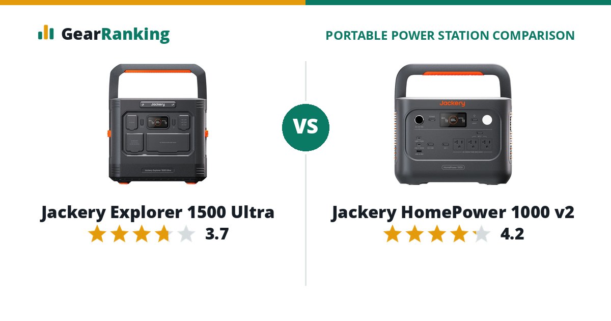 Jackery Explorer 1500 Ultra vs Jackery HomePower 1000 v2