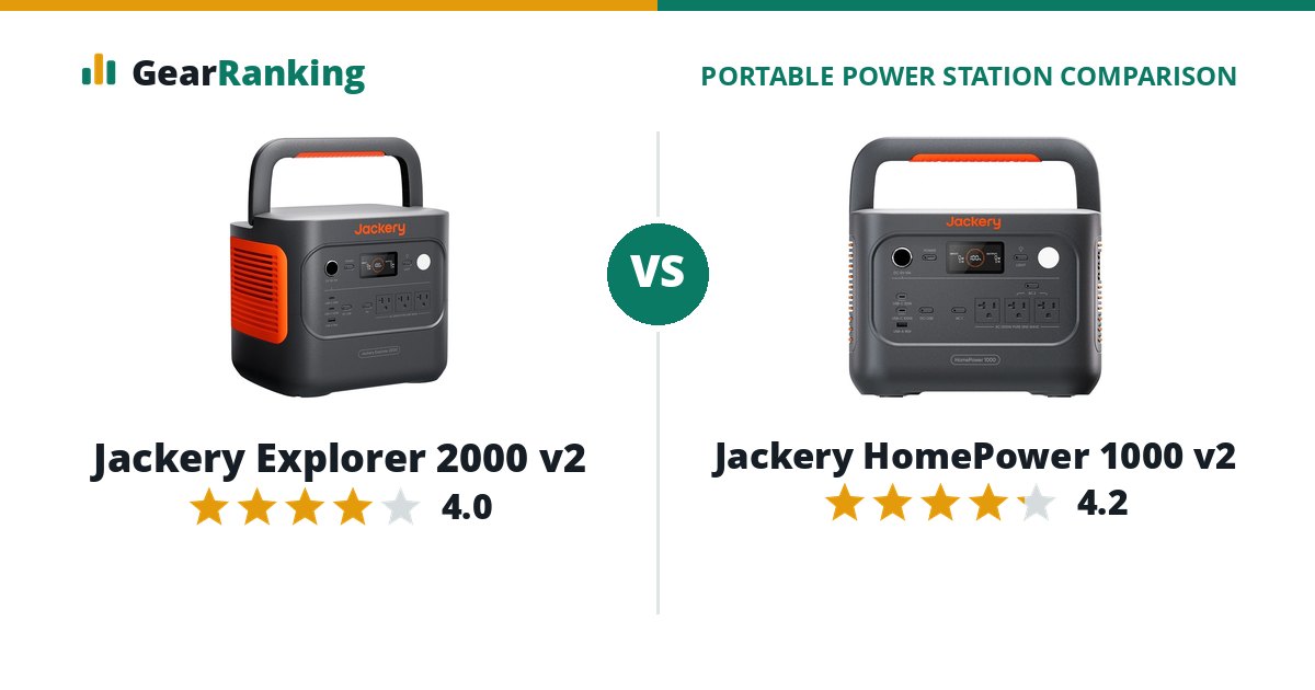 Jackery Explorer 2000 v2 vs Jackery HomePower 1000 v2
