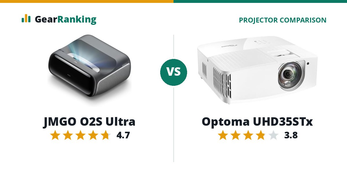 JMGO O2S Ultra vs Optoma UHD35STx