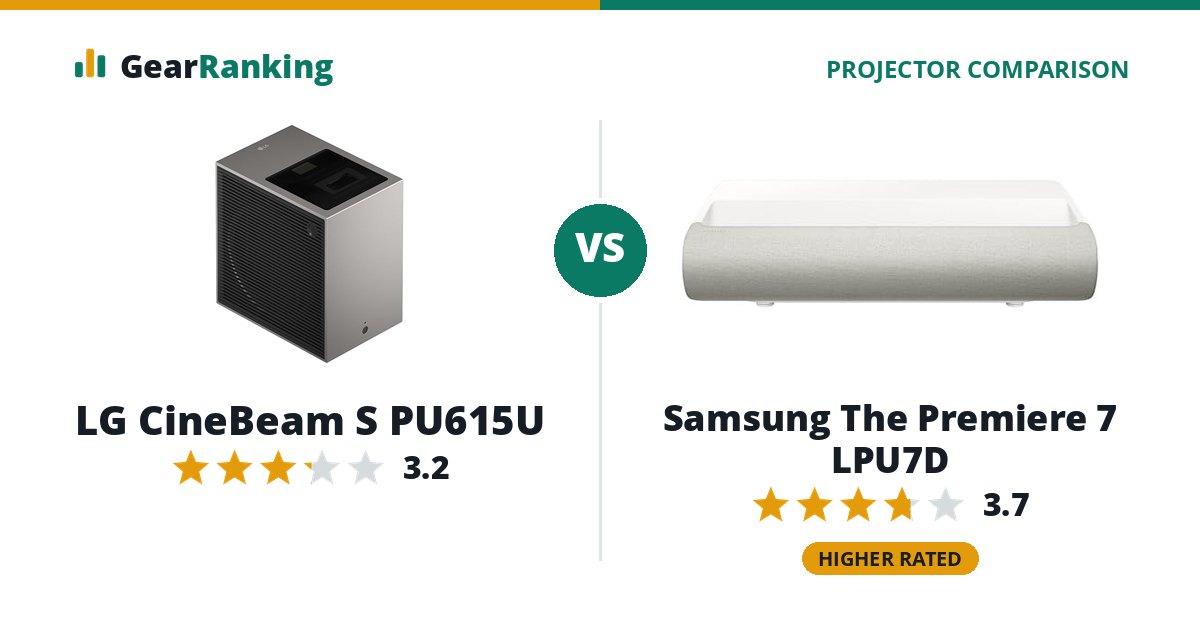 LG CineBeam S PU615U vs Samsung The Premiere 7 LPU7D