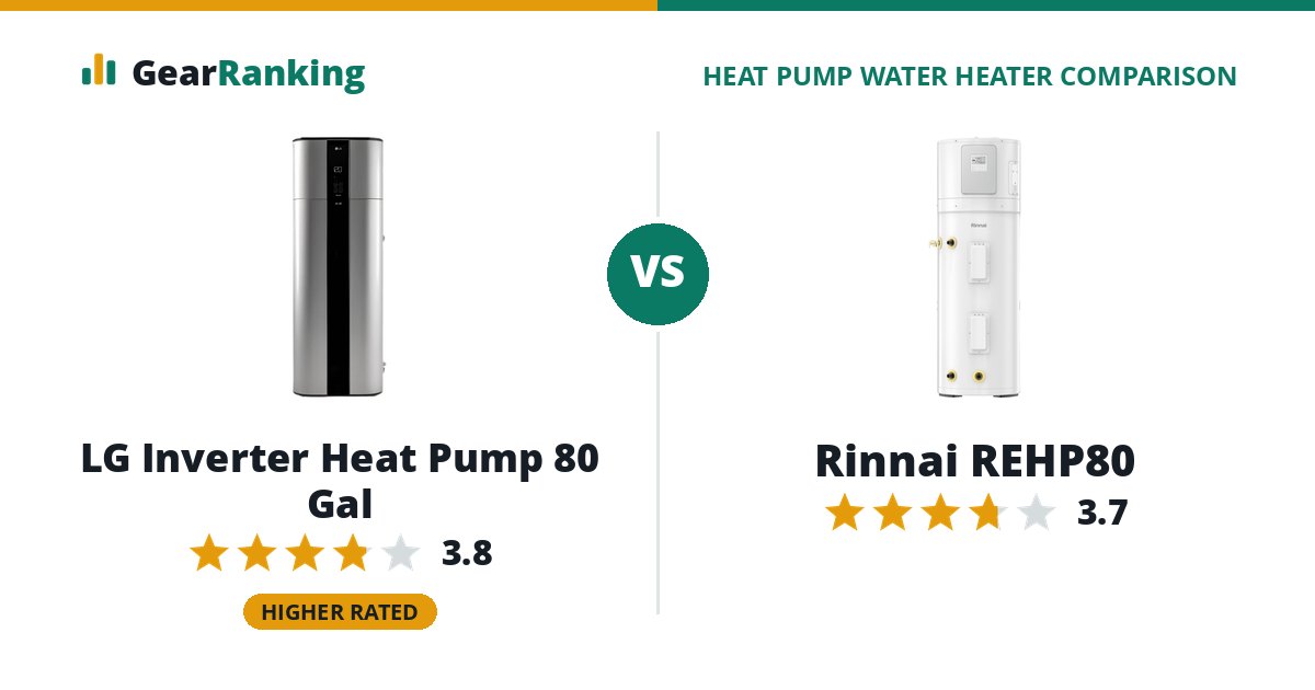 LG Inverter Heat Pump 80 Gal vs Rinnai REHP80