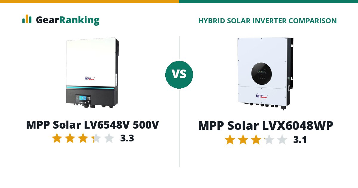 MPP Solar LV6548V 500V vs MPP Solar LVX6048WP