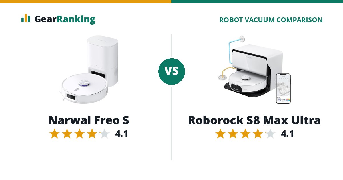 Narwal Freo S vs Roborock S8 Max Ultra