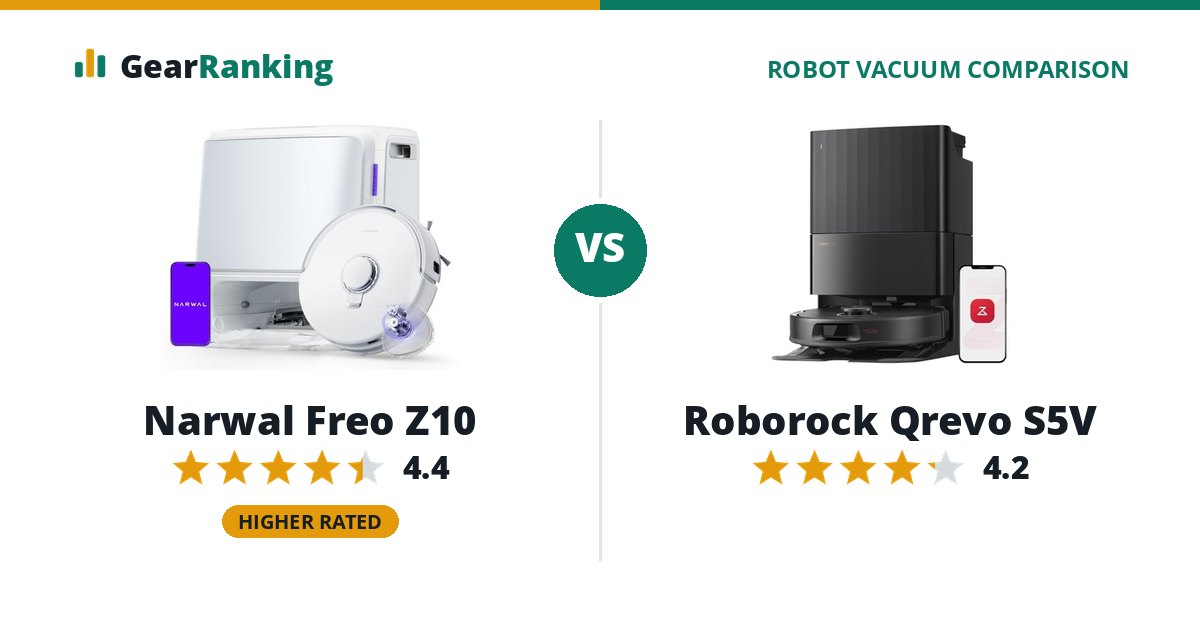 Narwal Freo Z10 vs Roborock Qrevo S5V