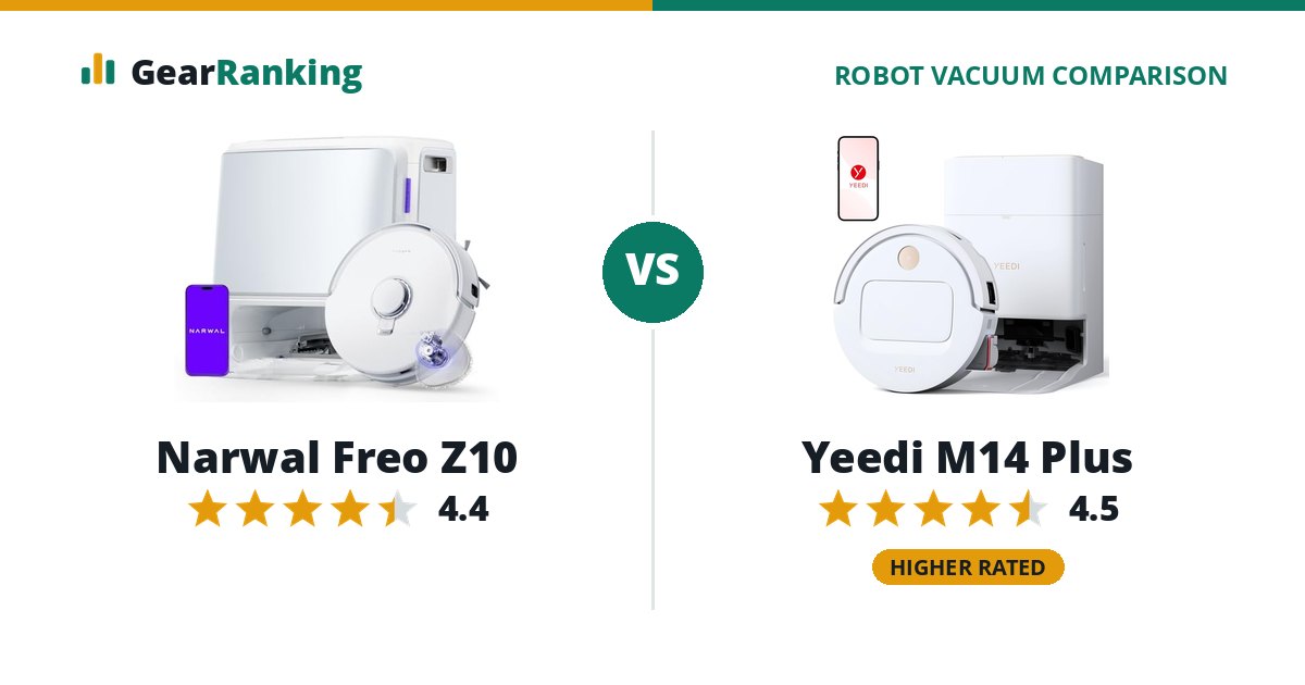 Narwal Freo Z10 vs Yeedi M14 Plus