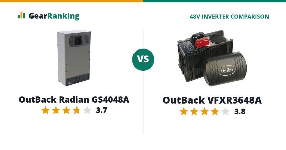 OutBack Radian GS4048A vs OutBack VFXR3648A