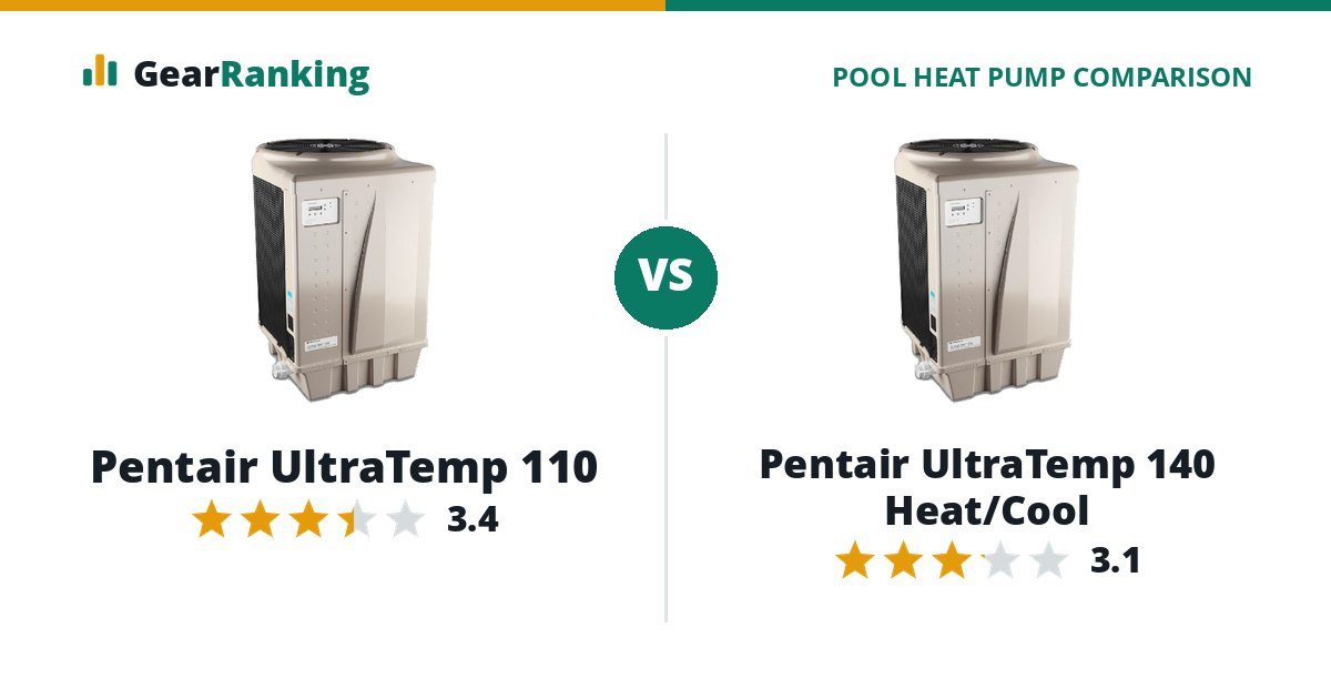 Pentair UltraTemp 110 vs Pentair UltraTemp 140 Heat/Cool