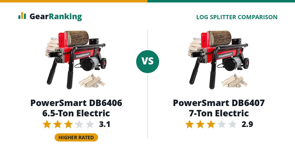 PowerSmart DB6406 6.5-Ton Electric vs PowerSmart DB6407 7-Ton Electric