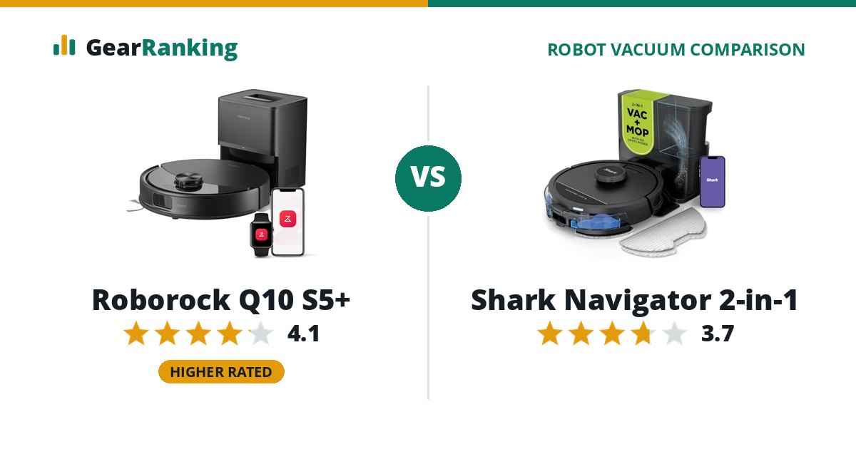 Roborock Q10 S5+ vs Shark Navigator 2-in-1