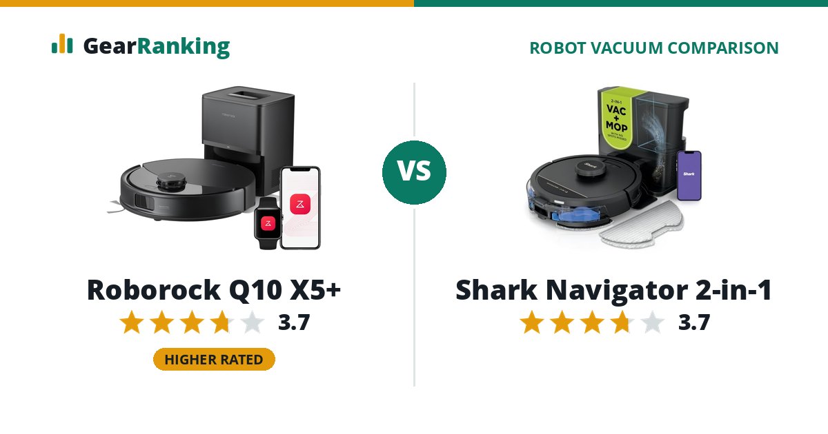 Roborock Q10 X5+ vs Shark Navigator 2-in-1