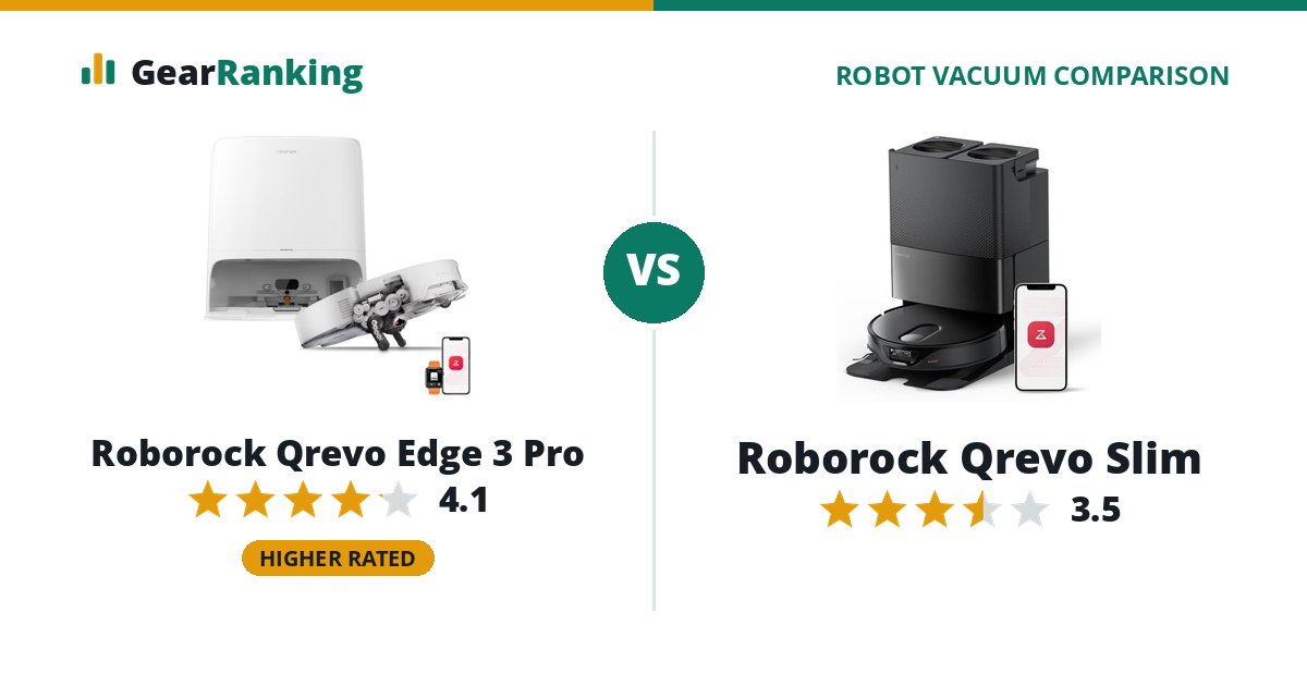 Roborock Qrevo Edge 3 Pro vs Roborock Qrevo Slim