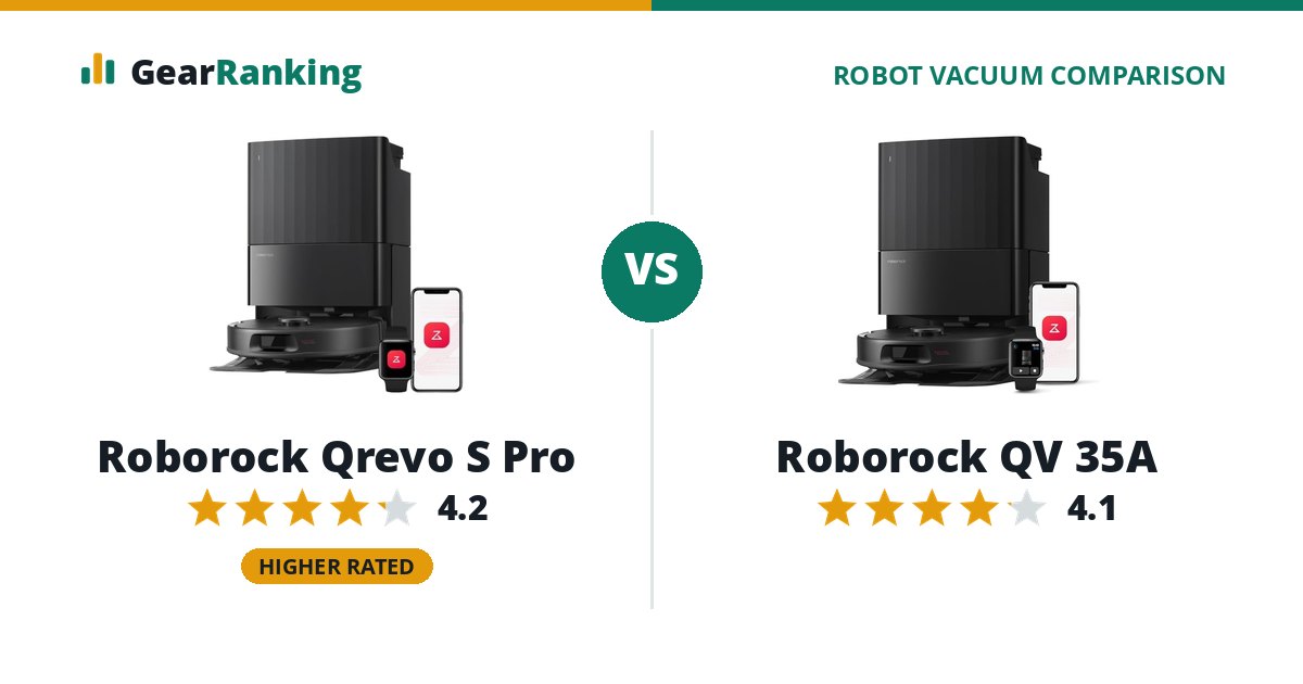Roborock Qrevo S Pro vs Roborock QV 35A