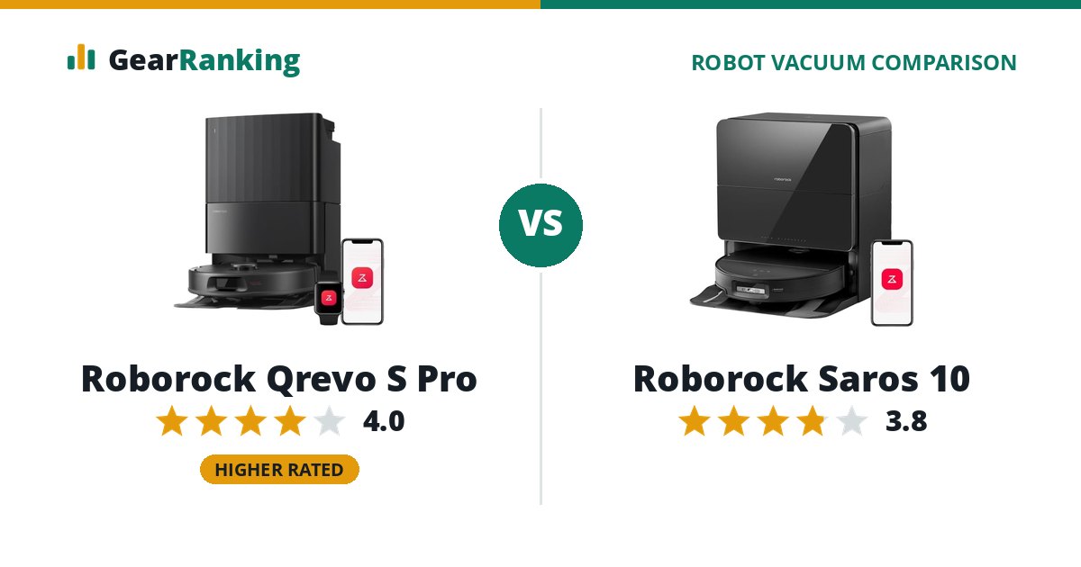 Roborock Qrevo S Pro vs Roborock Saros 10