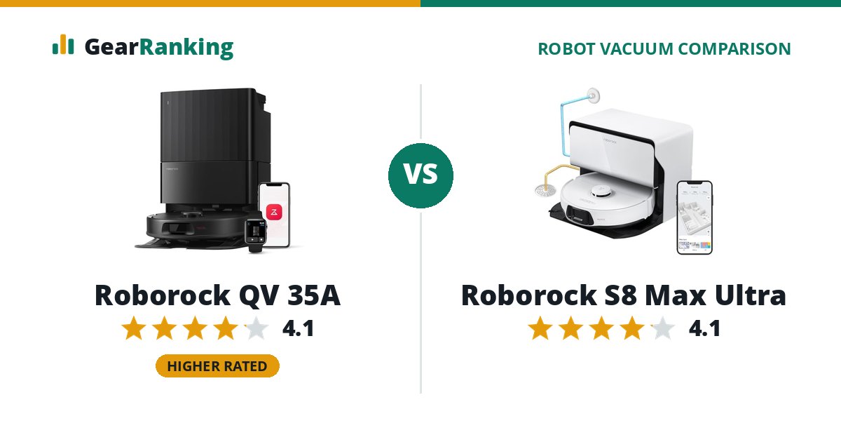 Roborock QV 35A vs Roborock S8 Max Ultra