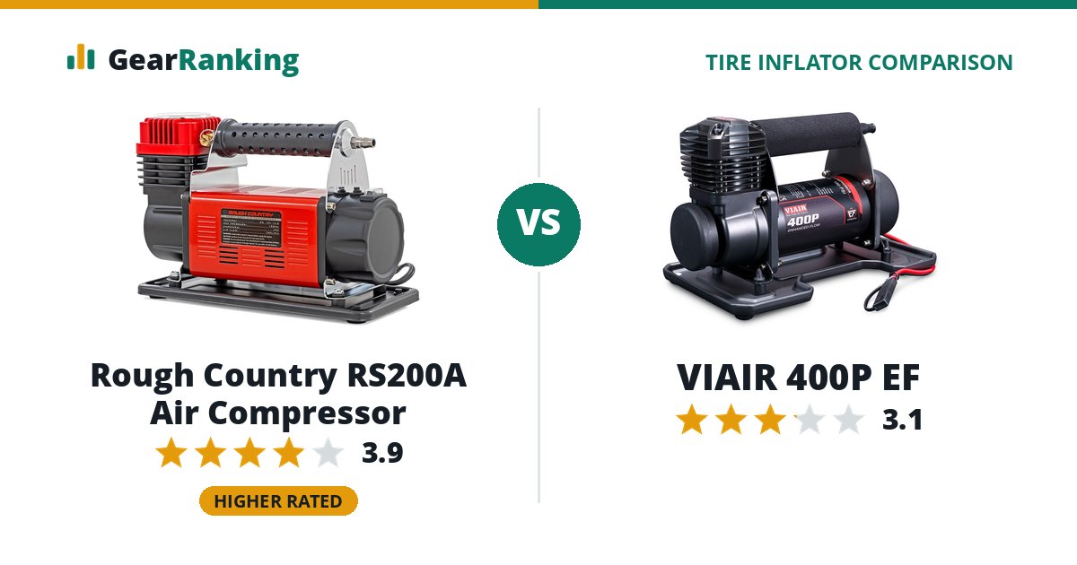 Rough Country RS200A Air Compressor vs VIAIR 400P EF