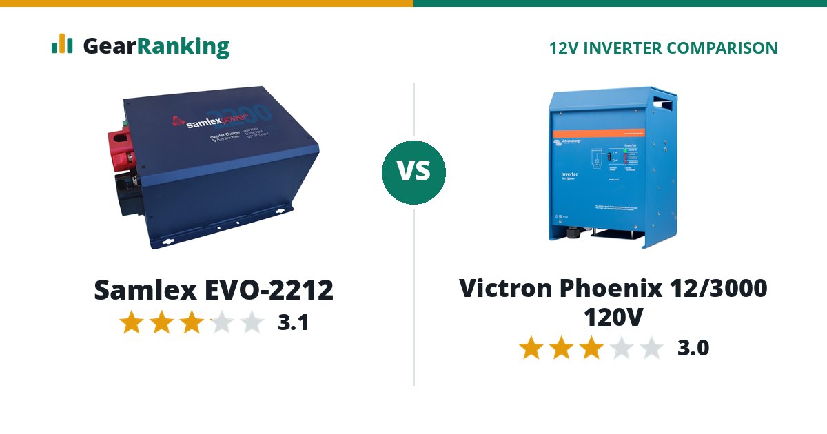 Samlex EVO-2212 vs Victron Phoenix 12/3000 120V
