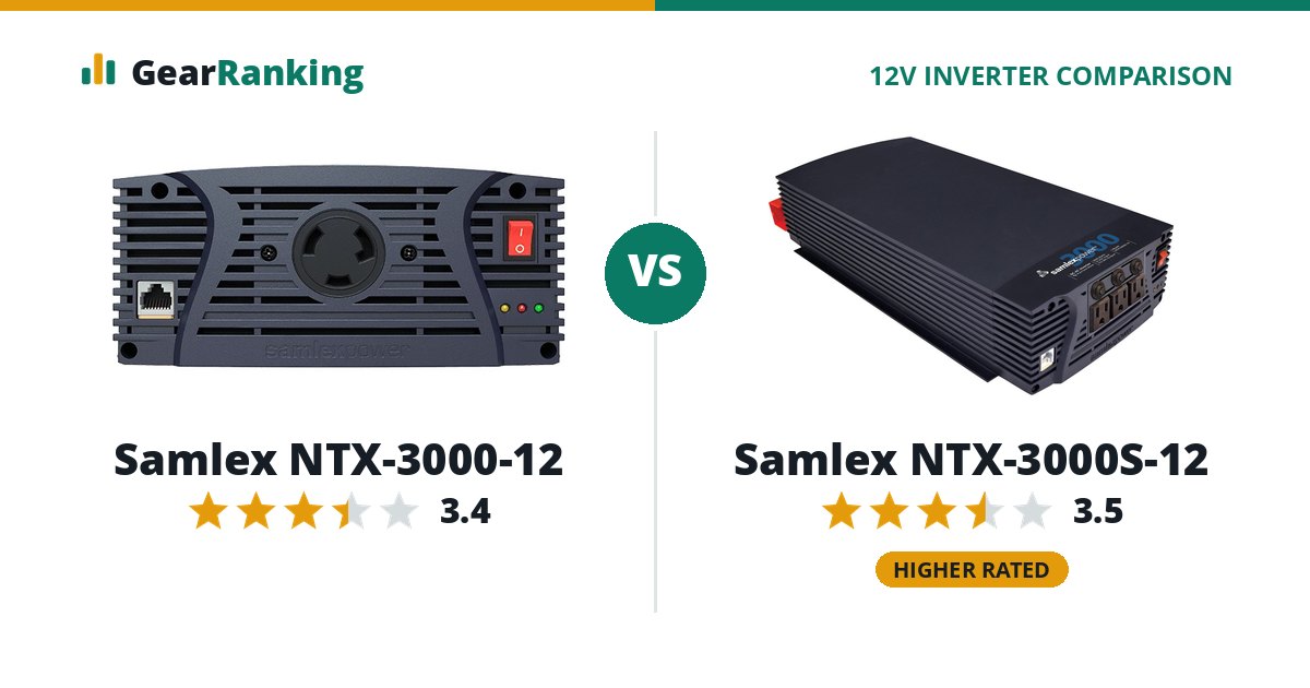 Samlex NTX-3000-12 vs Samlex NTX-3000S-12