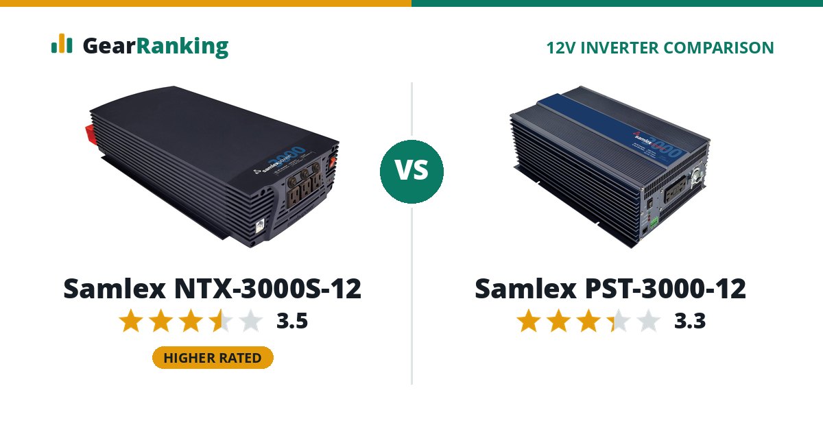 Samlex NTX-3000S-12 vs Samlex PST-3000-12