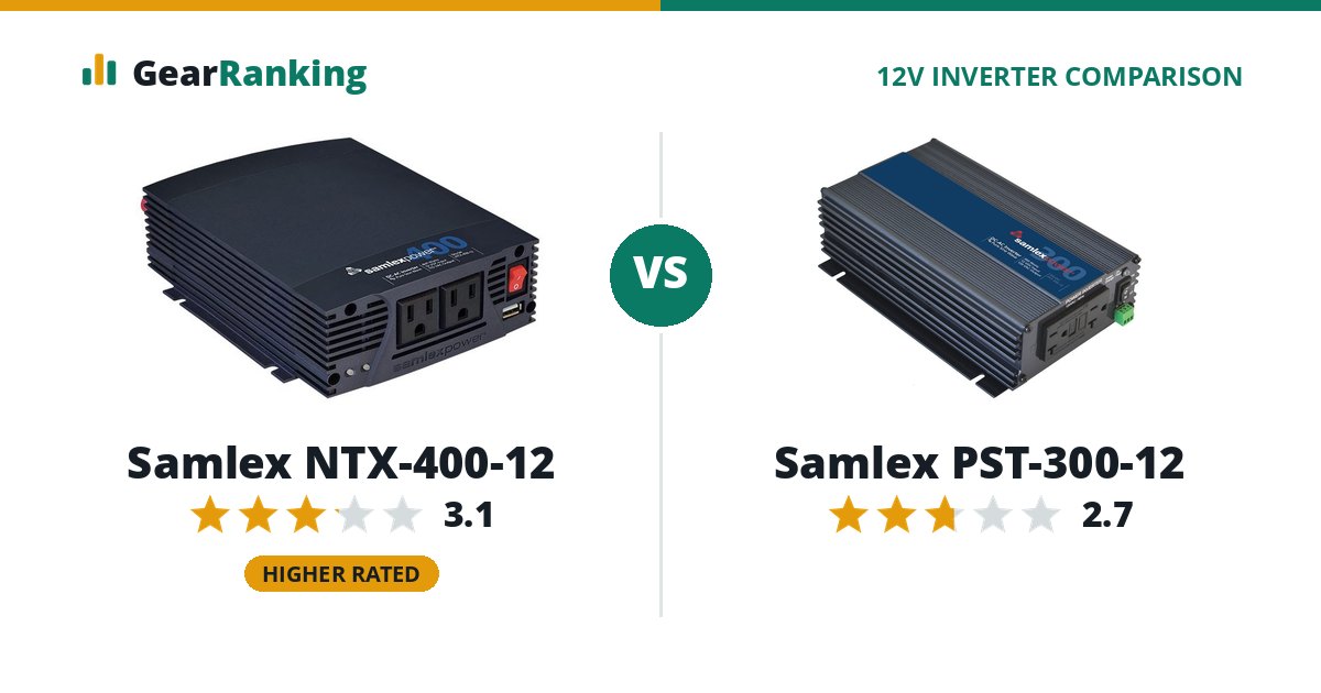 Samlex NTX-400-12 vs Samlex PST-300-12