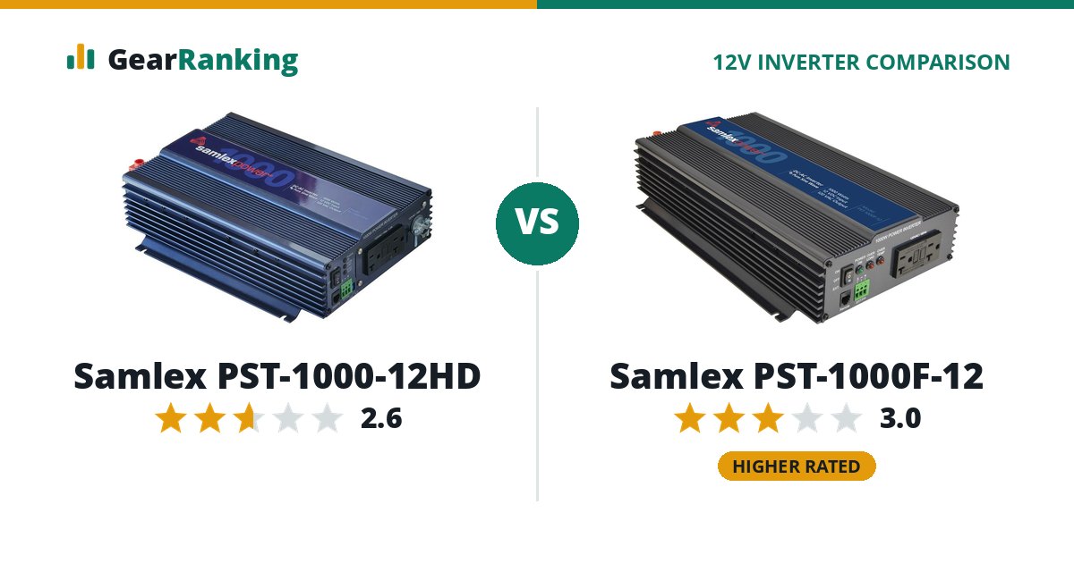 Samlex PST-1000-12HD vs Samlex PST-1000F-12