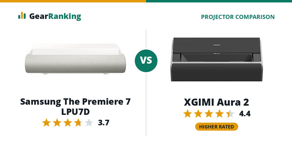 Samsung The Premiere 7 LPU7D vs XGIMI Aura 2